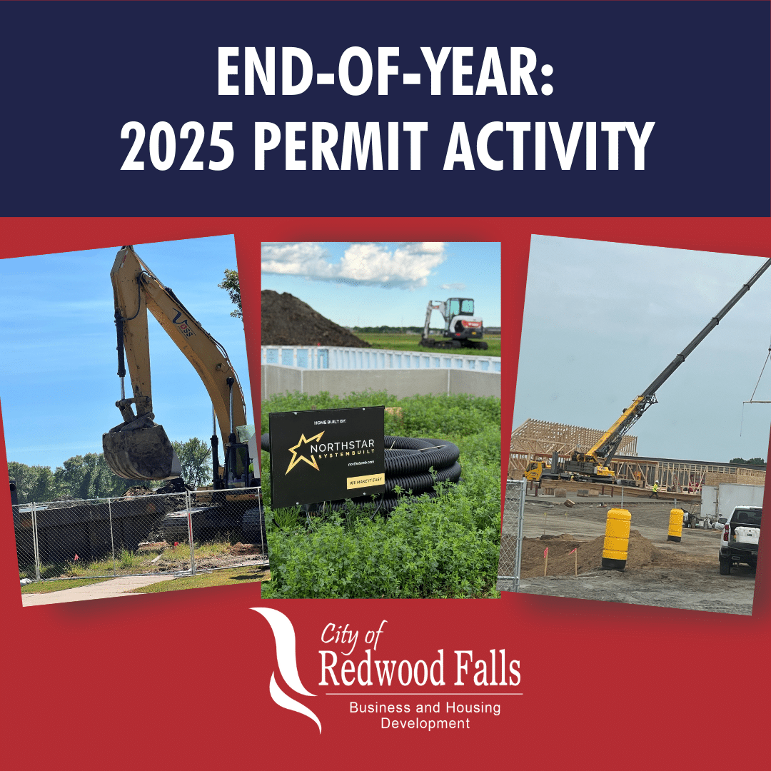 End-of-Year Update: 2025 Permit Activity in Redwood Falls