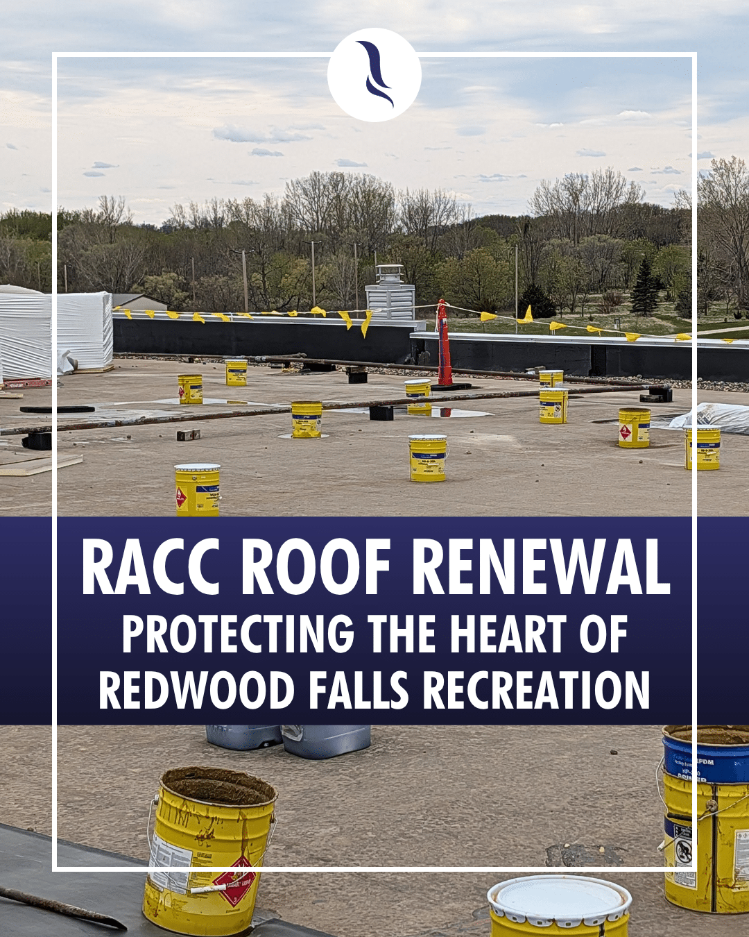 Redwood Area Community Center received new roofing